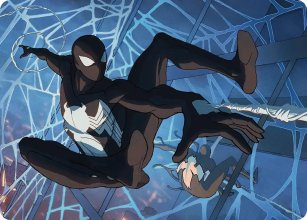 (40/54) Symbiote Spider-Man Art Card single card from Magic the Gathering
