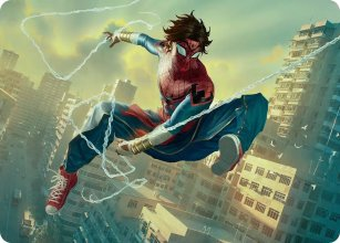 (31/54) Spider-Man India Art Card single card from Magic the Gathering