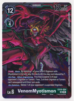 VenomMyotismon single card from Digimon Card Game