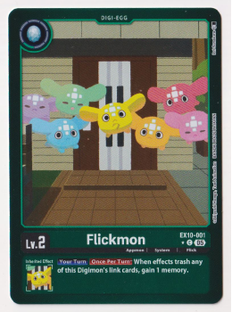 Flickmon (ALTERNATIVE ART) single card from Digimon Card Game