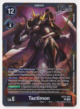 Tactimon single card from Digimon Card Game