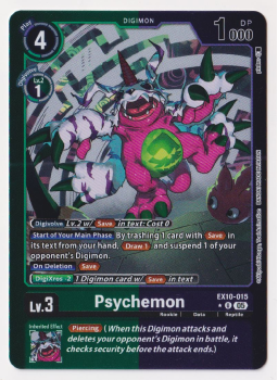 Psychemon (ALTERNATIVE ART) single card from Digimon Card Game