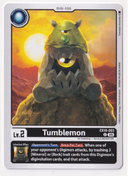 Tumblemon single card from Digimon Card Game