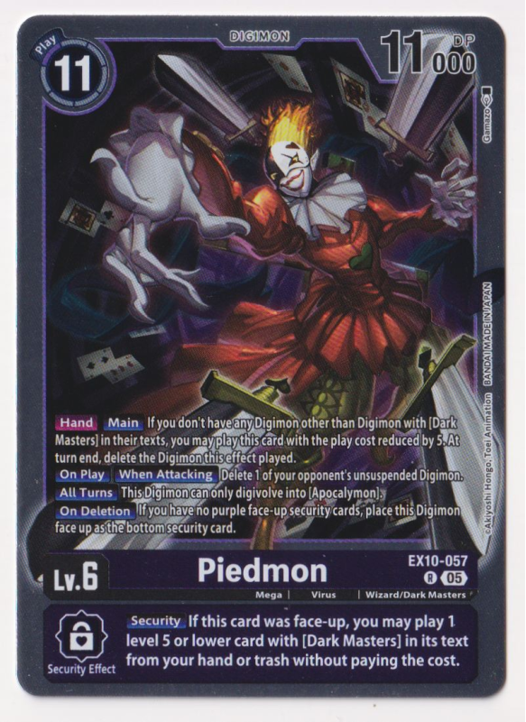 Piedmon : EX10-057 SINISTER ORDER - Digimon Card Game Single Card Piedmon : EX10-057 SINISTER ORDER - Digimon Card Game Single Card