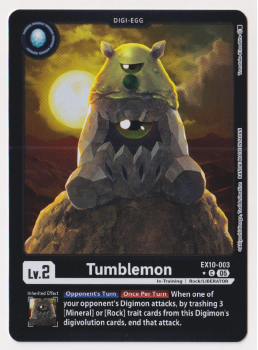 Tumblemon (ALTERNATIVE ART) single card from Digimon Card Game