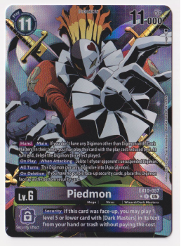 Piedmon (ALTERNATIVE ART) single card from Digimon Card Game