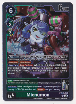 Mienumon single card from Digimon Card Game