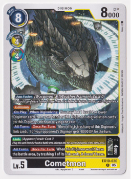 Cometmon single card from Digimon Card Game