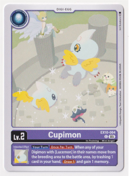 Cupimon single card from Digimon Card Game