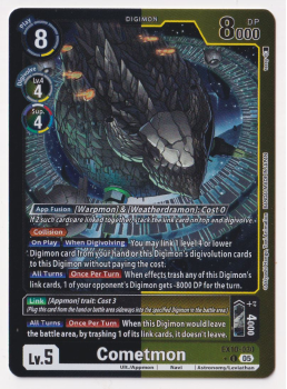 Cometmon (ALTERNATIVE ART) single card from Digimon Card Game