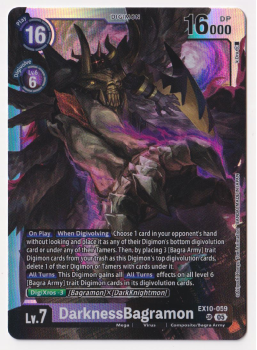 DarknessBagramon single card from Digimon Card Game
