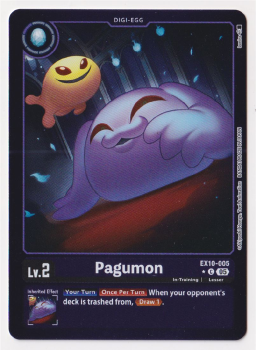 Pagumon (ALTERNATIVE ART) single card from Digimon Card Game