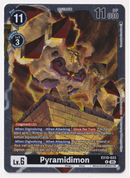 Pyramidimon single card from Digimon Card Game