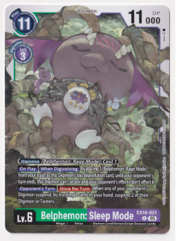 Belphemon: Sleep Mode single card from Digimon Card Game