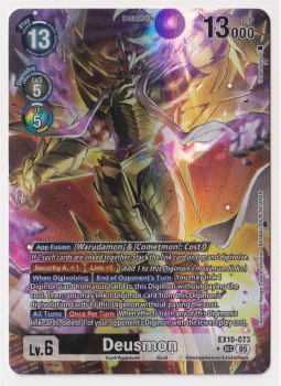 Deusmon (ALTERNATIVE ART) single card from Digimon Card Game