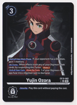 Yujin Ozora (ALTERNATIVE ART) single card from Digimon Card Game