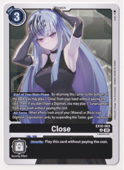 Close single card from Digimon Card Game
