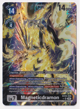 Magneticdramon (ALTERNATIVE ART) single card from Digimon Card Game