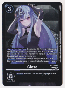 Close (ALTERNATIVE ART) single card from Digimon Card Game