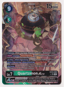 Quartzmon ACE (ALTERNATIVE ART) single card from Digimon Card Game