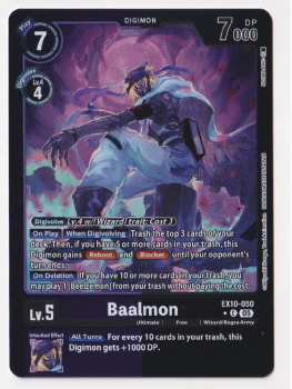 Baalmon (ALTERNATIVE ART) single card from Digimon Card Game