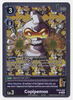 Copipemon single card from Digimon Card Game