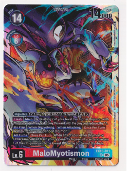 MaloMyotismon single card from Digimon Card Game