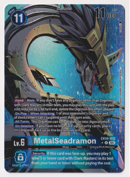 MetalSeadramon (ALTERNATIVE ART) single card from Digimon Card Game