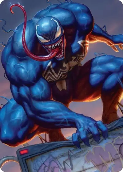 Venom, Deadly Devourer Art Card : 02 ART SERIES : MARVEL'S SPIDER-MAN - Magic the Gathering Single Card Venom, Deadly Devourer Art Card : 02 ART SERIES : MARVEL'S SPIDER-MAN - Magic the Gathering Single Card