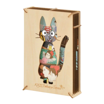 Paper Theater Wood Style Silhouette Jiji - Kiki's Delivery Service