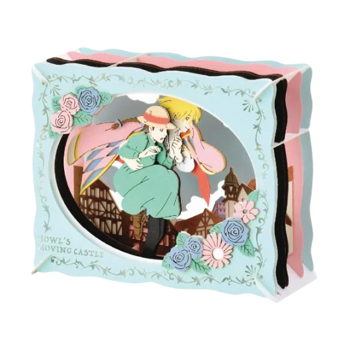 Paper theatre Hauru & Sophie in the Sky - Howl&rsquo;s Moving Castle
