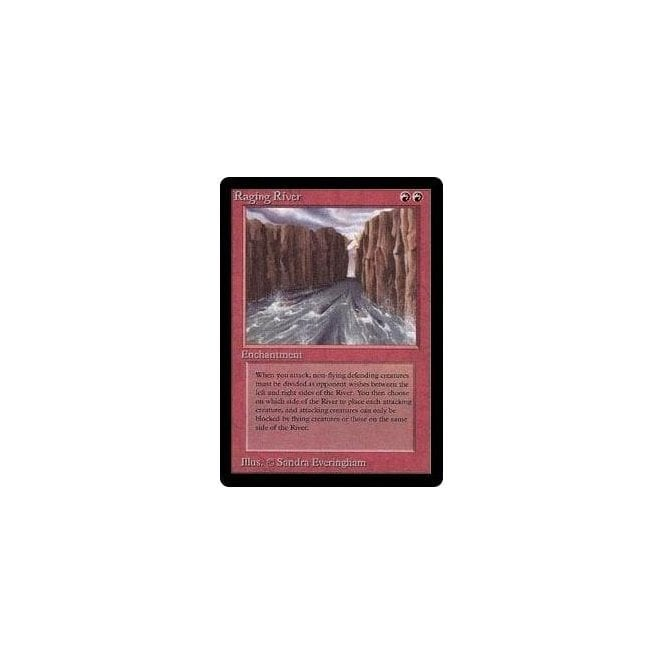 Magic the Gathering [002] LIMITED EDITION BETA Single Card - 206/302 :  Raging River | Chaos Cards