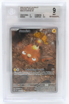 Stunfish (ILLUSTRATION RARE) : 202/191 SURGING SPARKS - BECKETT - 9 MINT