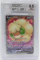 Whimsicott V (ULTRA RARE) : 160/172 BRILLIANT STARS - BECKETT Graded Card - 8.5 NM-MT+