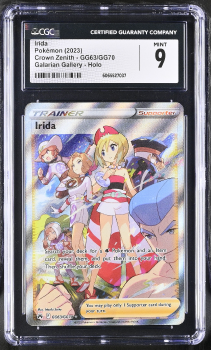 Irida (GALARIAN GALLERY) : GG63/GG70 CROWN ZENITH - CERTIFIED GUARANTY COMPANY Graded Card - 9 MiNT