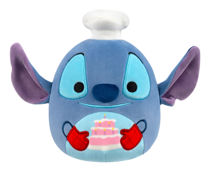 Squishmallows 10" Disney Chef Stitch with Cake