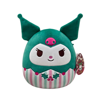 Squishmallows - 8in Hello Kitty Kuromi Holiday