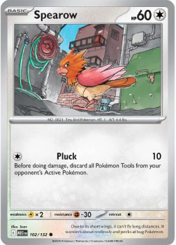 Spearow single card from Pokemon