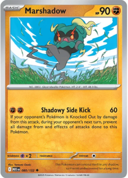 Marshadow single card from Pokemon