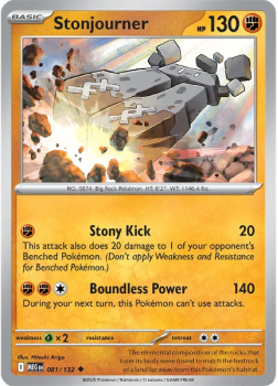 Stonjourner single card from Pokemon