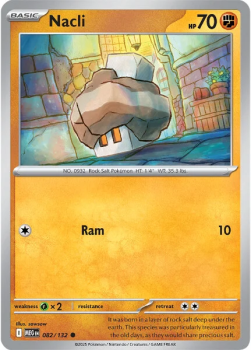 Nacli single card from Pokemon