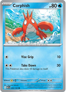 Corphish single card from Pokemon