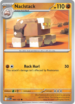 Naclstack single card from Pokemon