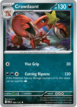 Crawdaunt single card from Pokemon