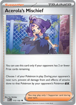 Acerola's Mischief single card from Pokemon