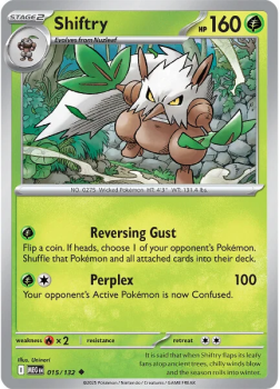 Shiftry single card from Pokemon