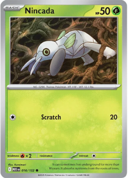 Nincada single card from Pokemon
