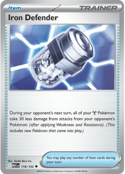 Iron Defender single card from Pokemon