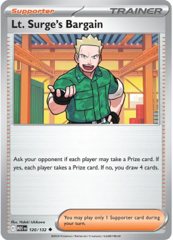 Lt. Surge's Bargain single card from Pokemon