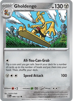 Gholdengo single card from Pokemon